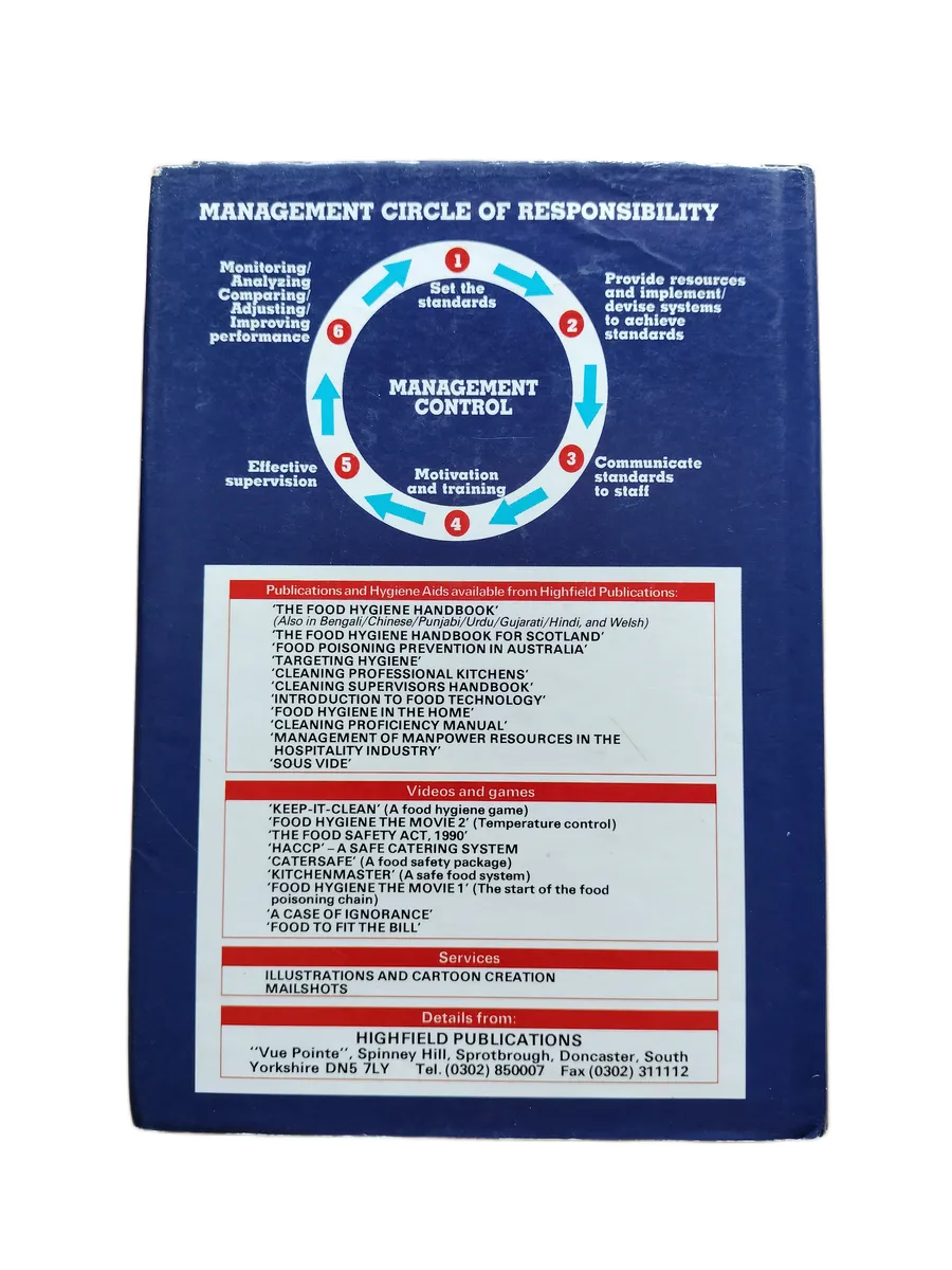 hygiene for management richard a sprenger contracapa Contracapa do livro Hygiene for Management de Richard A. Sprenger.