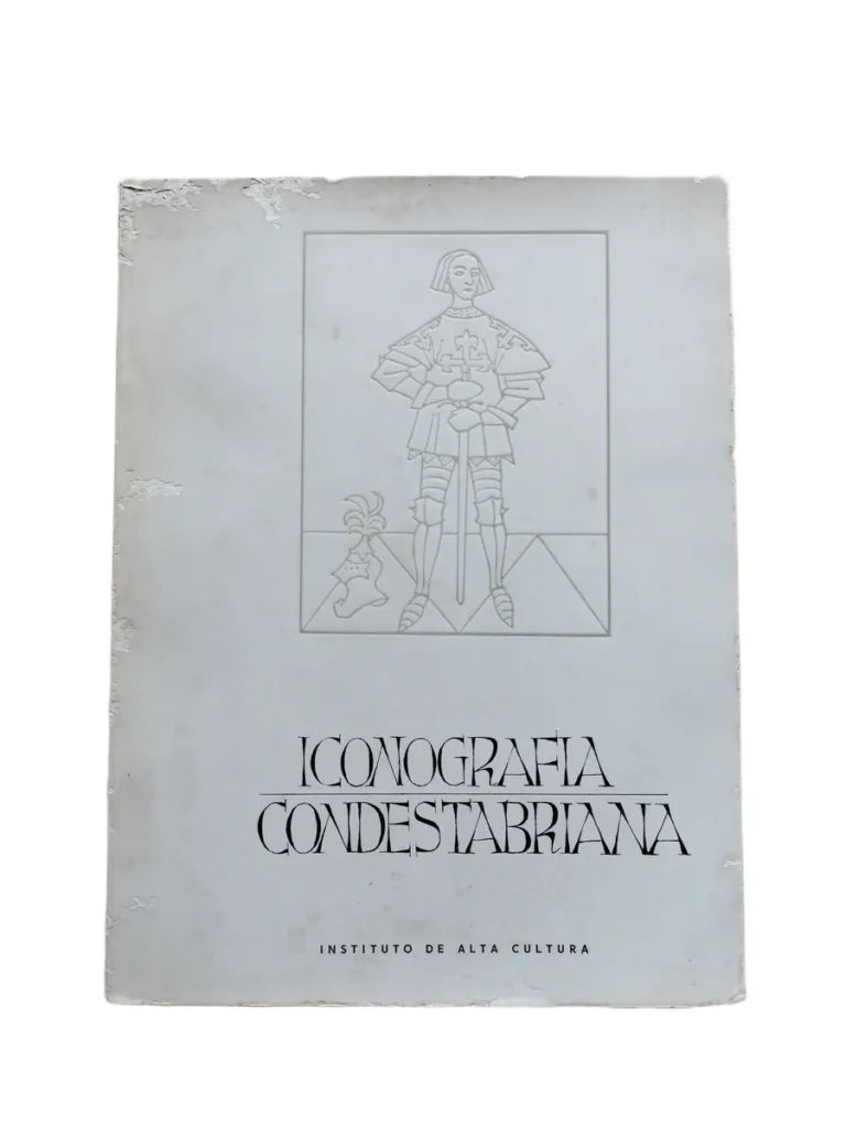 Capa do livro Iconografia Condestabriana do Instituto de Alta Cultura.
