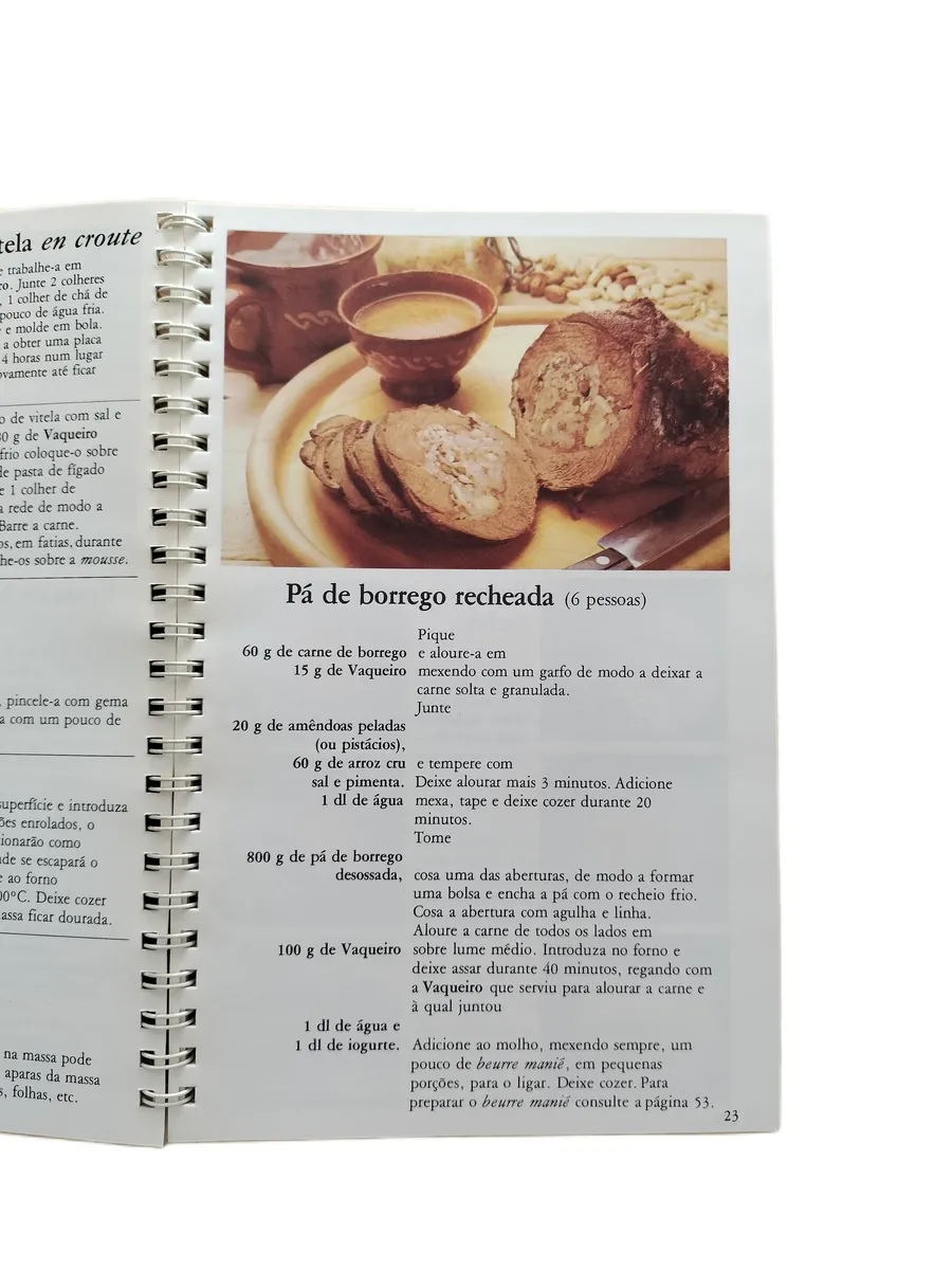 livro de receitas de carne vaqueiro pagina Página com receita do livro Livro de Receitas de Carne da Vaqueiro.