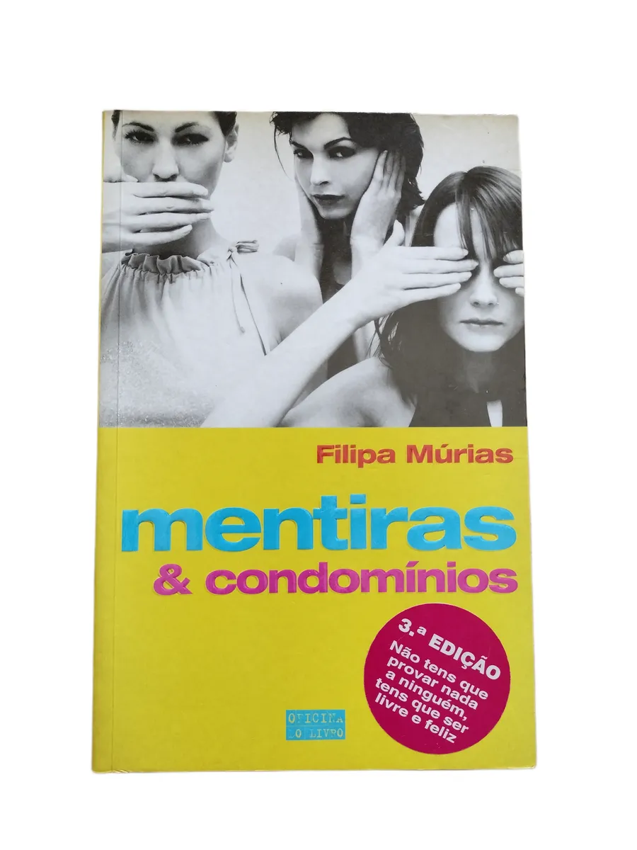 mentiras e condominios filipa murias capa Capa do livro Mentiras e Condomínios de Filipa Múrias.