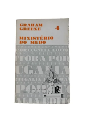 Capa do livro Ministério do Medo de Graham Greene.