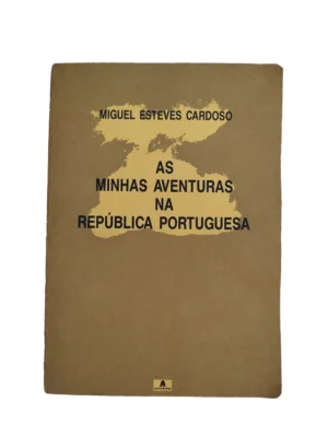 Capa do livro As Minhas Aventuras na República Portuguesa de Miguel Esteves Cardoso.