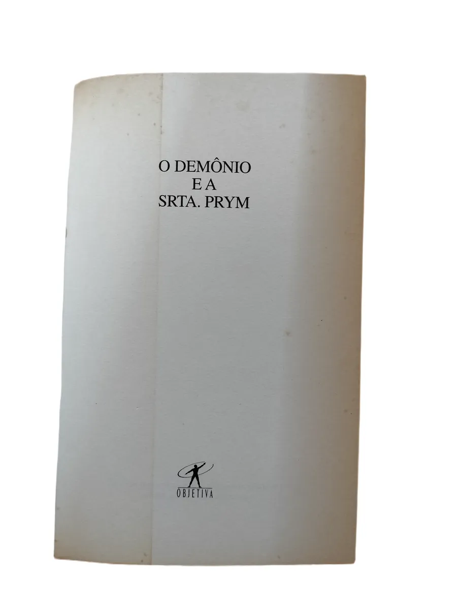 o demonio e a srta prym paulo coelho folha de guarda Folha de guarda amarelecida do livro O Demónio e a Sr.ª Prym de Paulo Coelho.