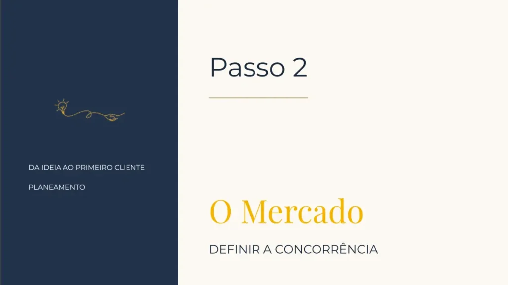Capa do PDF sobre como definir a concorrência num negócio.